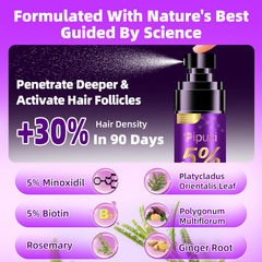 Pipuxi biotin rosemary serum ingredients highlight nourishing botanicals for healthy roots