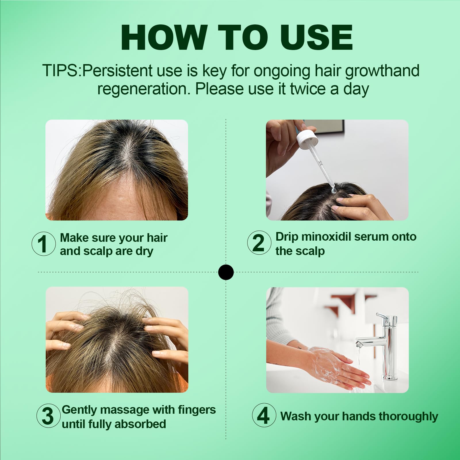 Pipuxi hair health visual suggests brighter scalp appearance