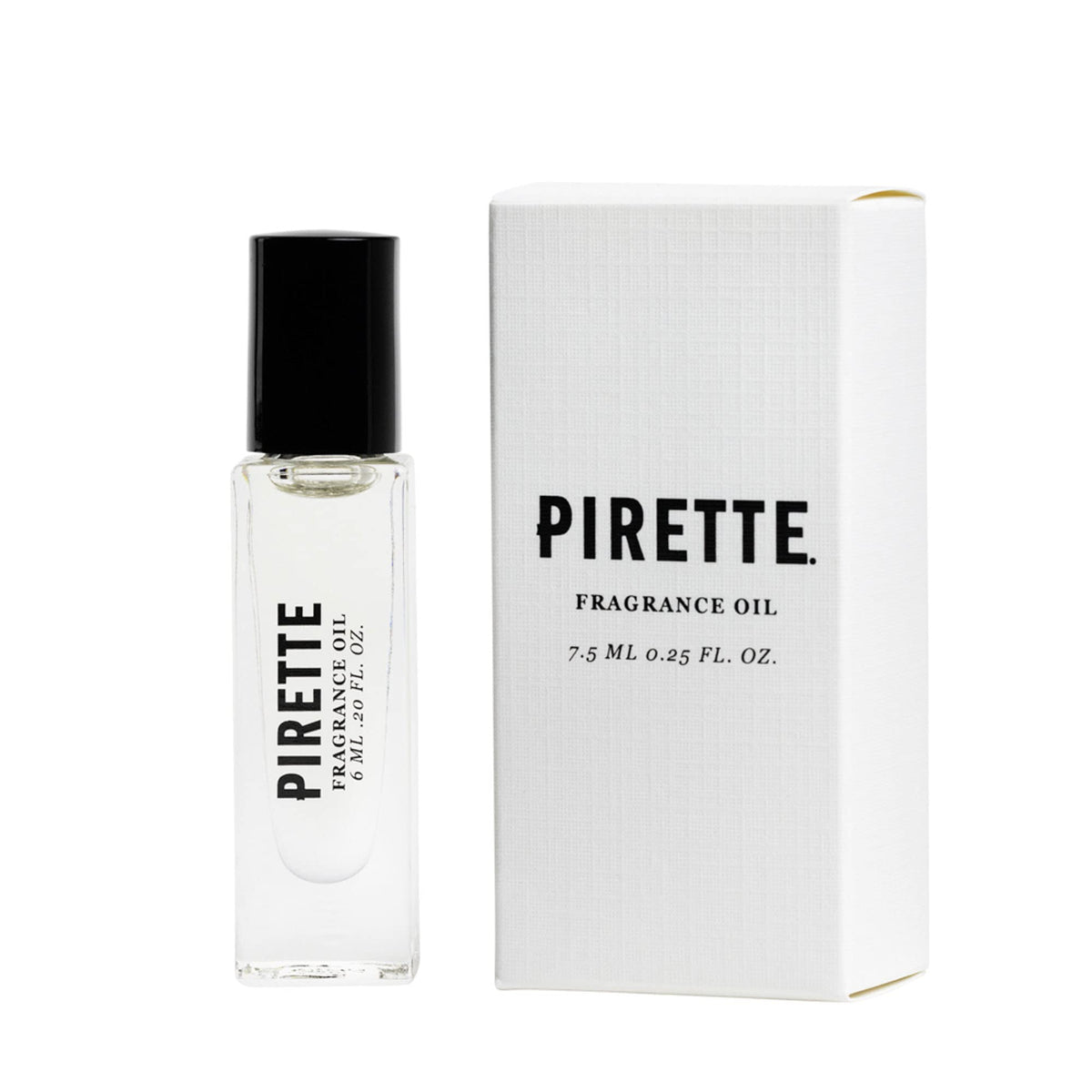 PIRETTE mini fragrance oil roll-on beach bottle closeup for portable scent