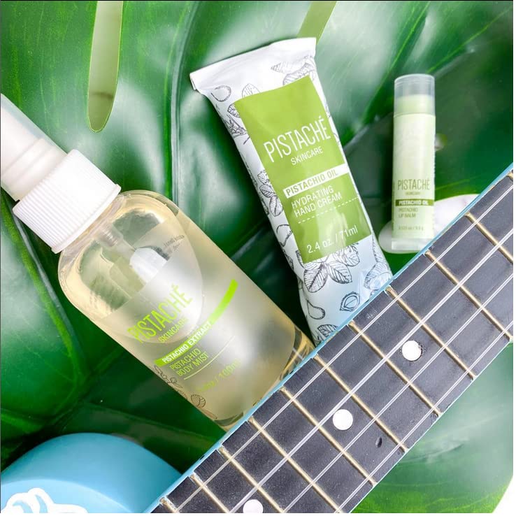 Pistache Skincare Cruelty-free testing seal communicates ethical standards.