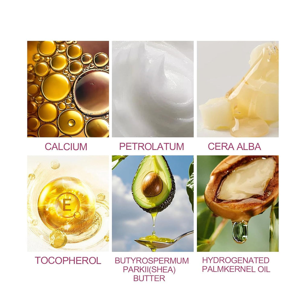 Piuregn Calcium Multi Balm applied to eye area demonstrates targeted hydration for delicate skin.