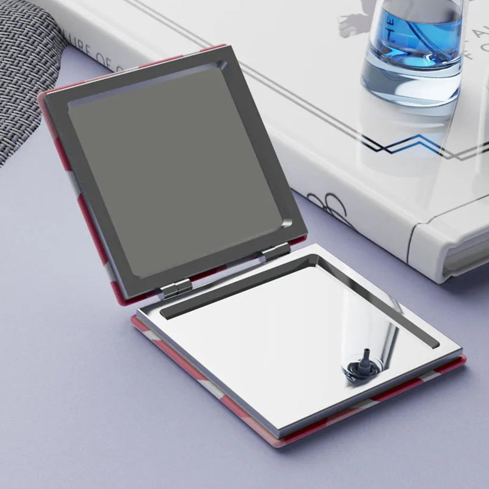 piurlzw abs-frame makeup mirror features a sturdy, durable frame.
