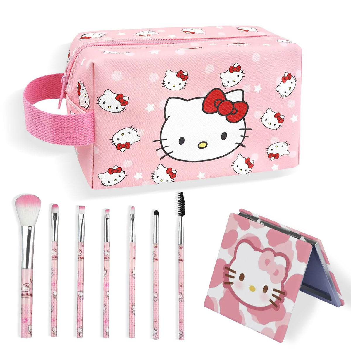 piurlzw makeup bag pink travel companion keeps cosmetics organized on the go.