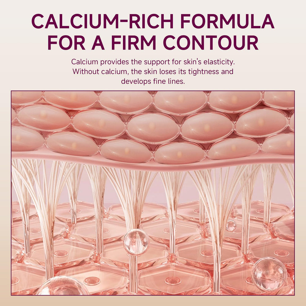PIVETOS Calcium Balm Stick applied to the eye contour for gentle care.