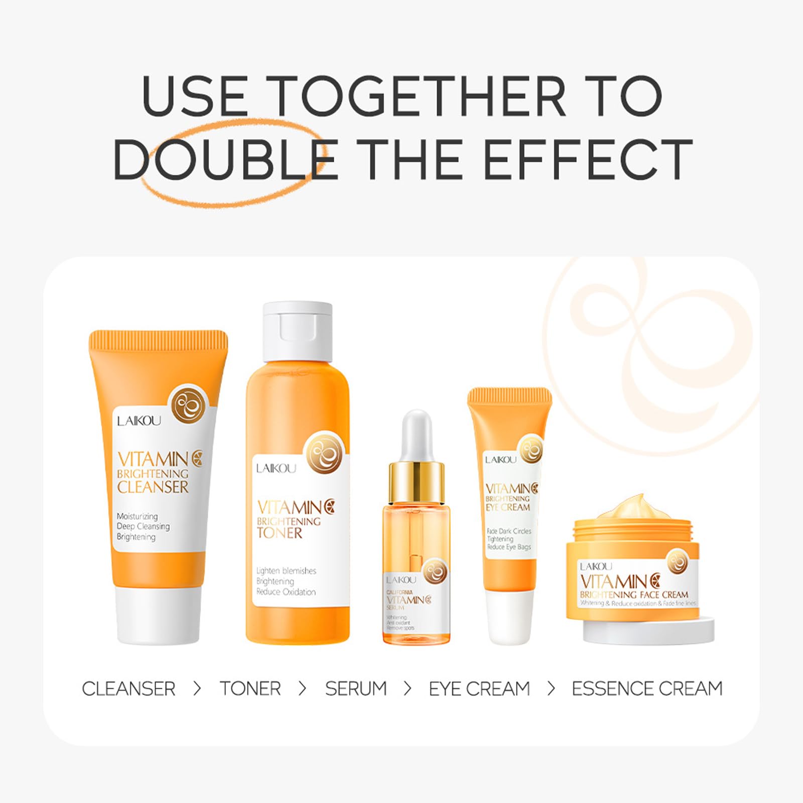PIWINE travel-size-kit image illustrates portable skincare routine for on-the-go use