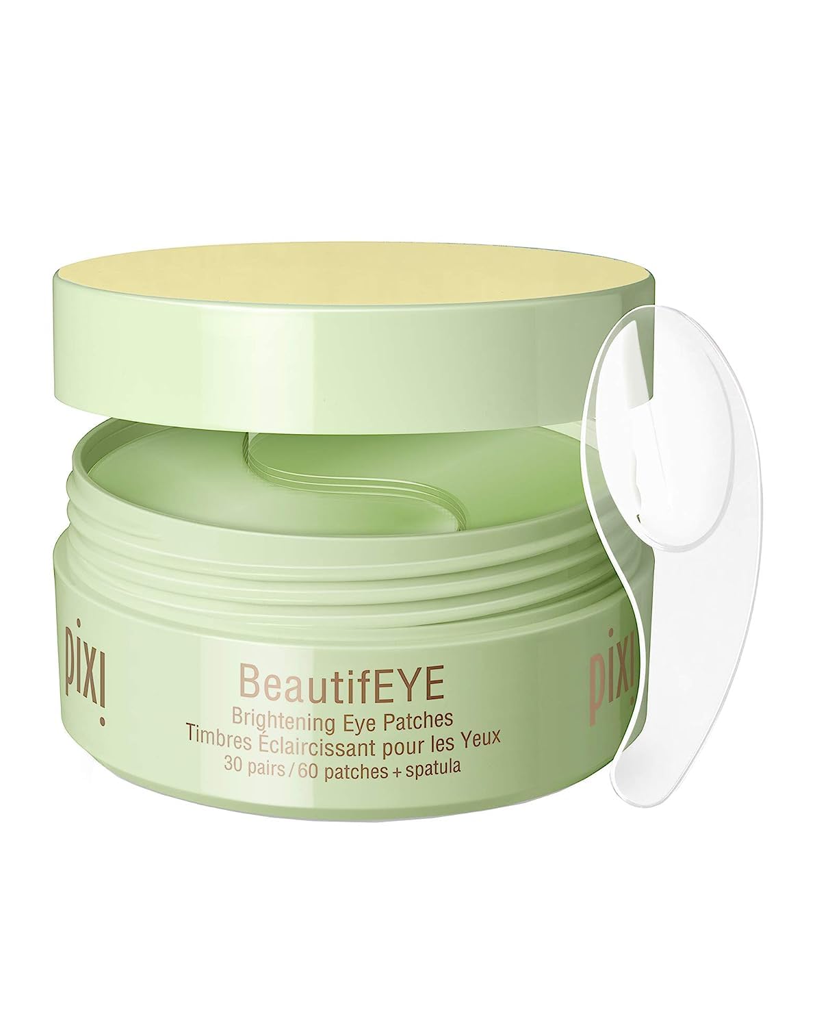 Pixi BeautifEYE hydrogel patches close-up for refreshing hydration.