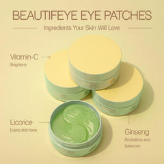Close-up of Pixi BeautifEYE hydrogel texture highlighting gel-based formula.