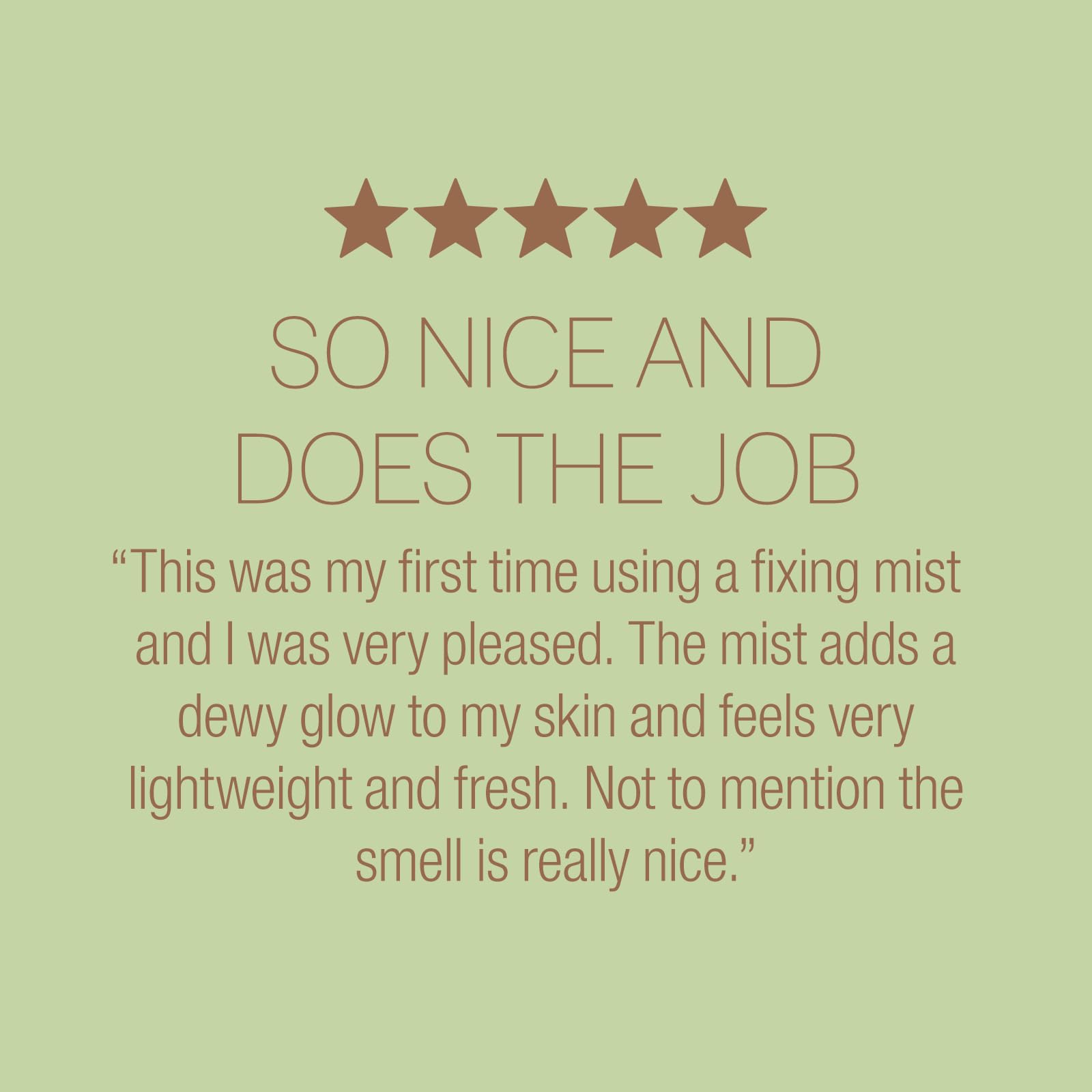 Pixi Beauty setting mist on face demonstrates dewy finish and longevity.