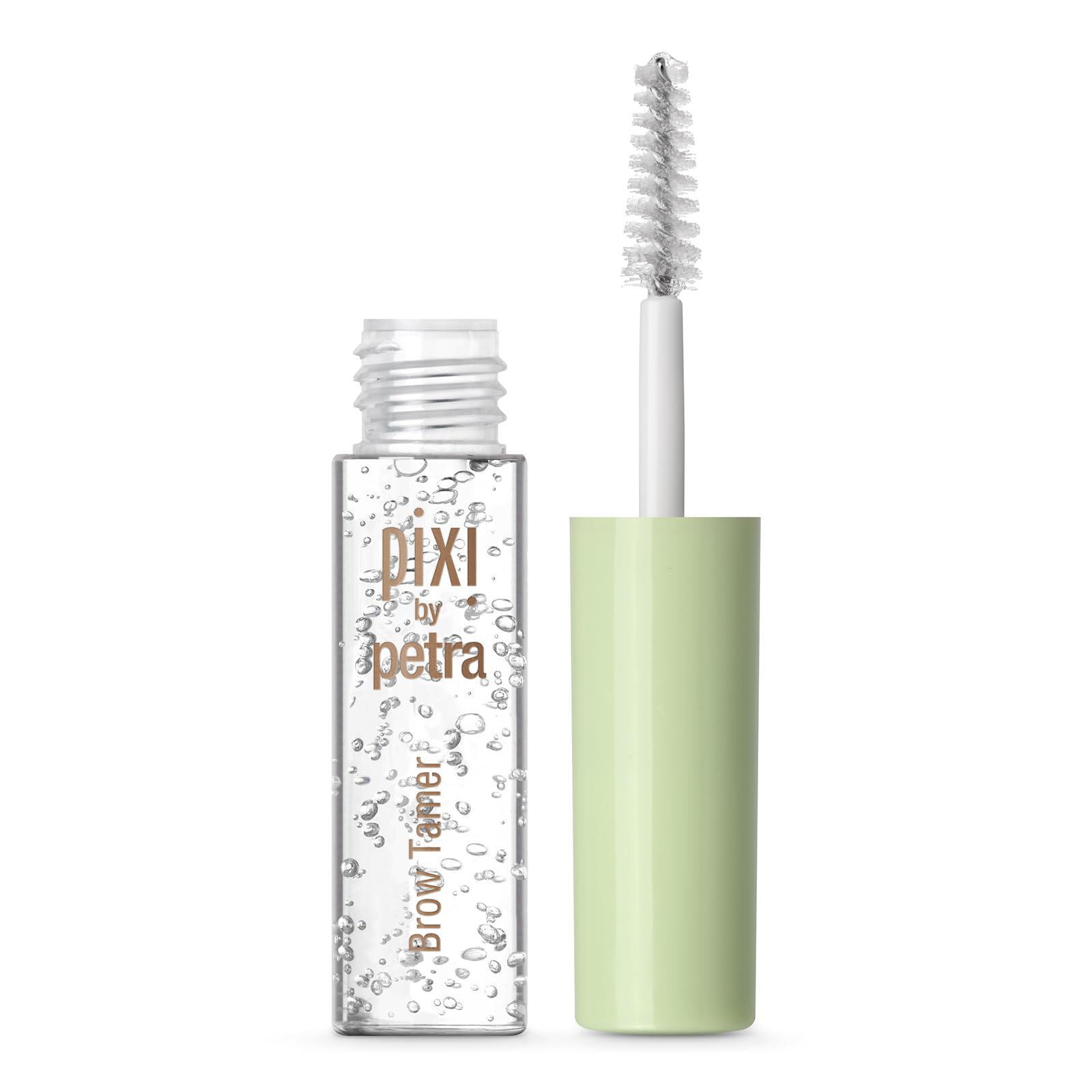 Pixi Brow Tamer clear gel application for defined brows