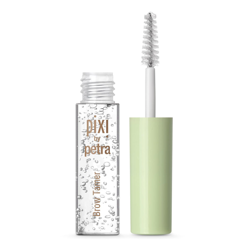 Pixi Brow Tamer clear gel application for defined brows