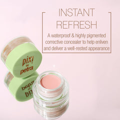 Pixi Correction Concentrate tono melocotón ilumina y corrige ojeras al instante