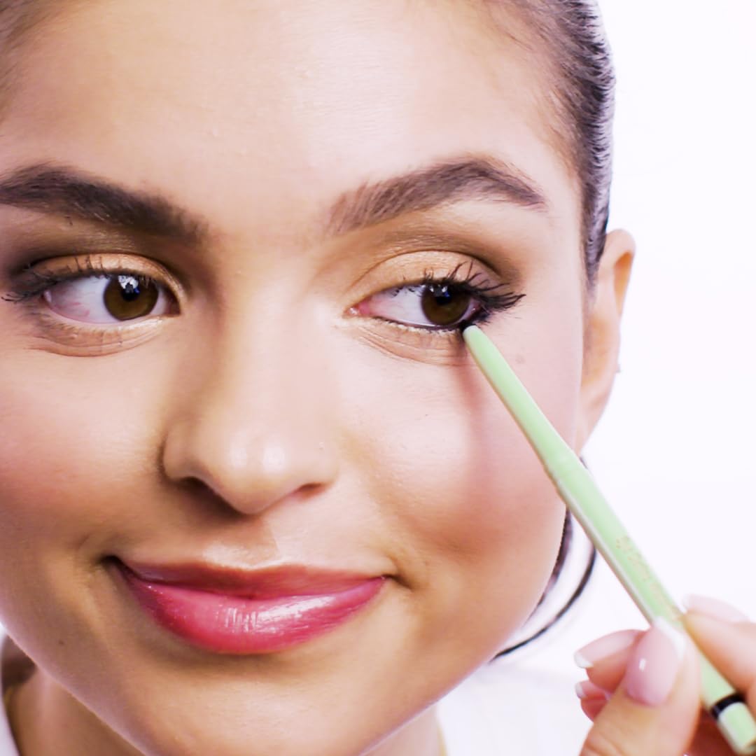 Pixi Eye Define Waterline waterproof action shot suggests long-lasting, smudge-proof hold.