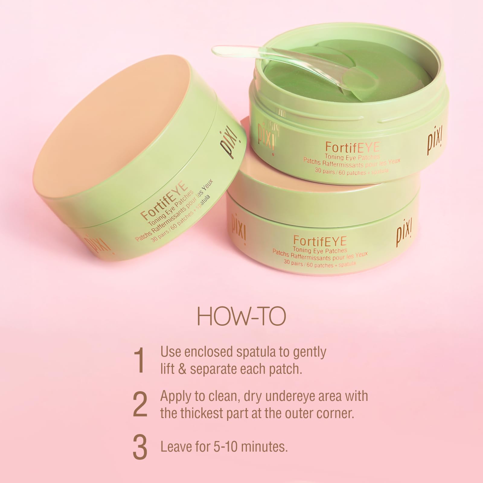 Pixi FortifEYE caffeine-depuff-effect photo captures energizing under-eye lift