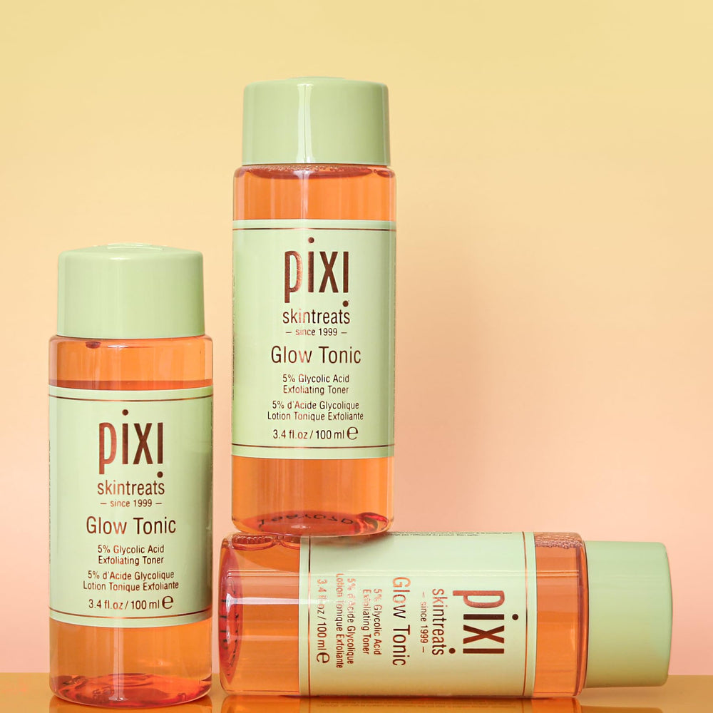 Pixi Glow Tonic cruelty-free badge on product label