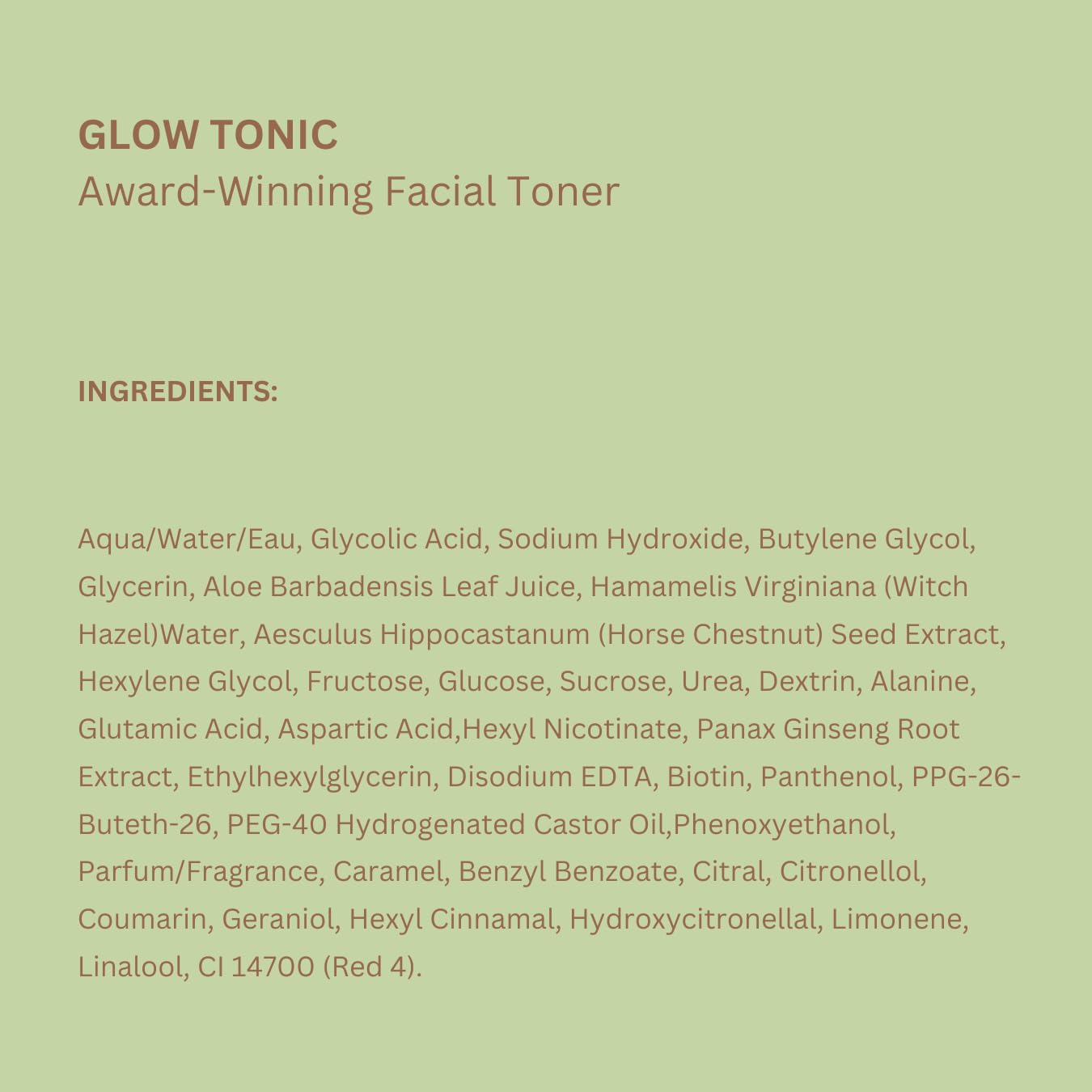 Pixi Glow Tonic package display showcases radiant-skin potential.
