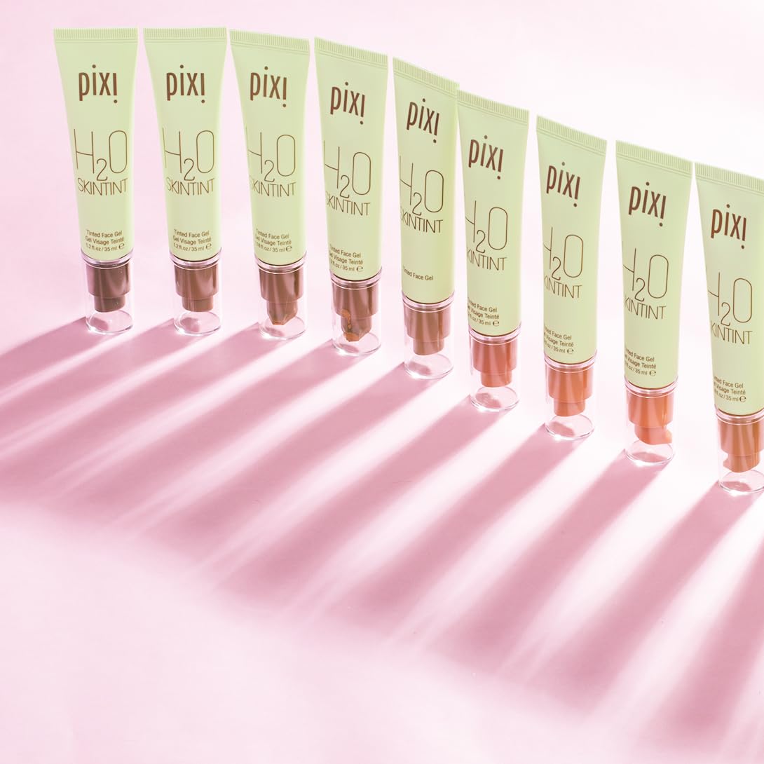 Pixi H2O SkinTint green tea and rose water nourish skin