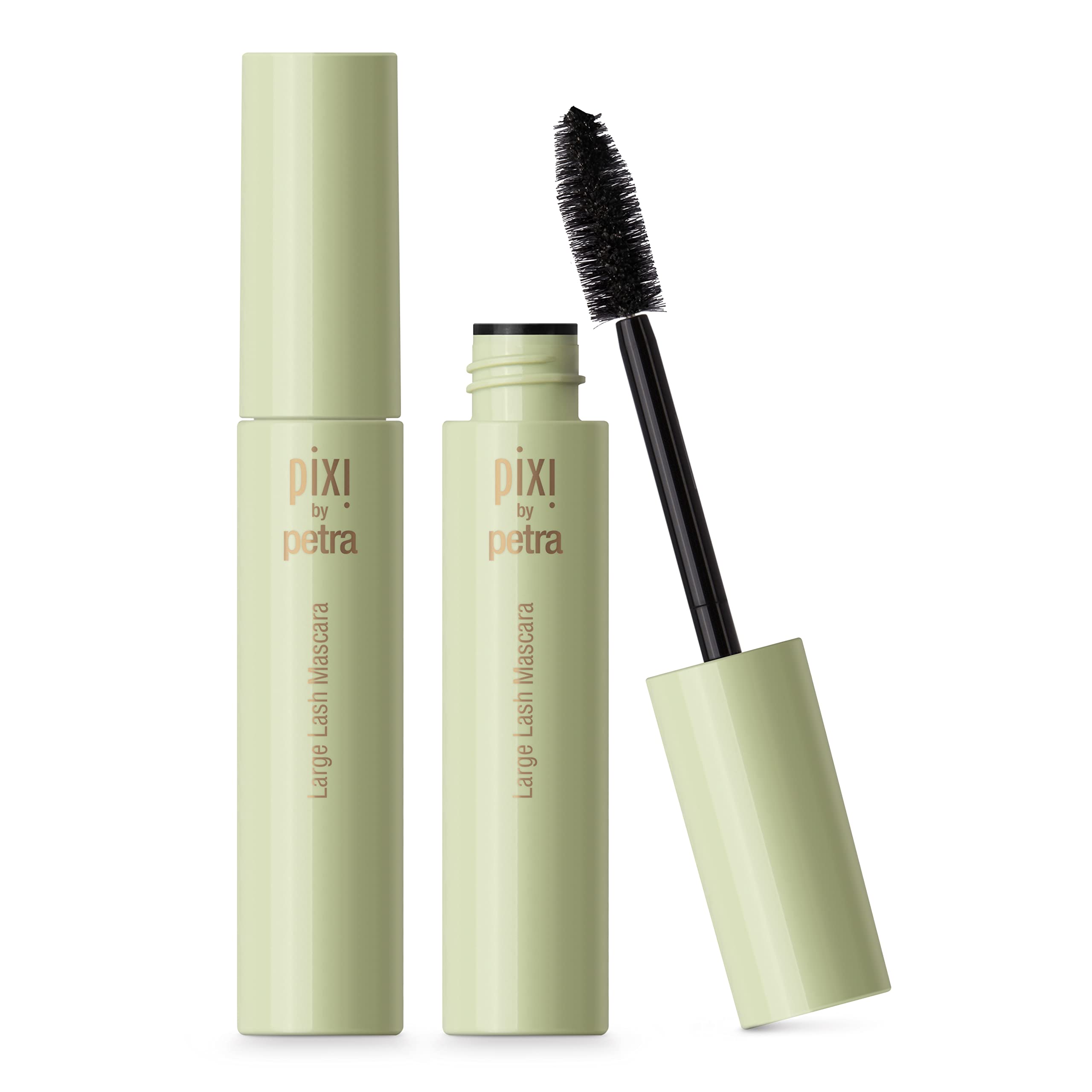 Pixi Large Lash Mascara wand application for bold, voluminous lashes