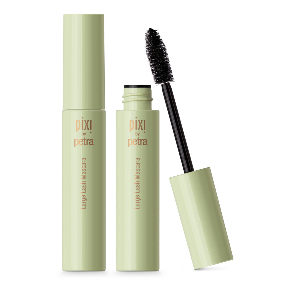 Pixi Large Lash Mascara wand application for bold, voluminous lashes