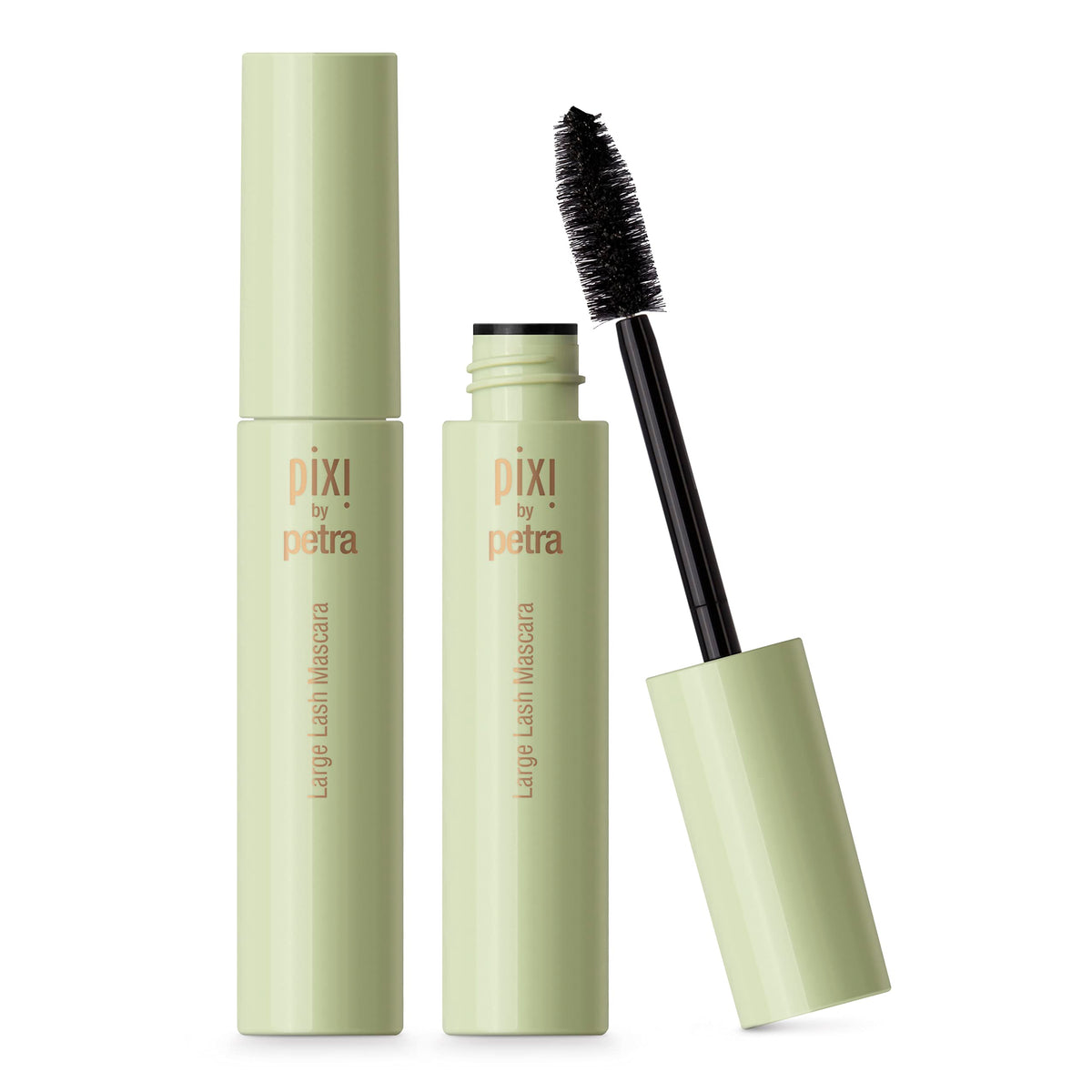 Pixi Large Lash Mascara wand application for bold, voluminous lashes
