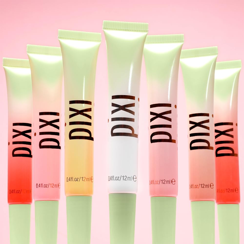 Pixi LipTone Trio on lips demonstrates personalized color with pH-driven shade.