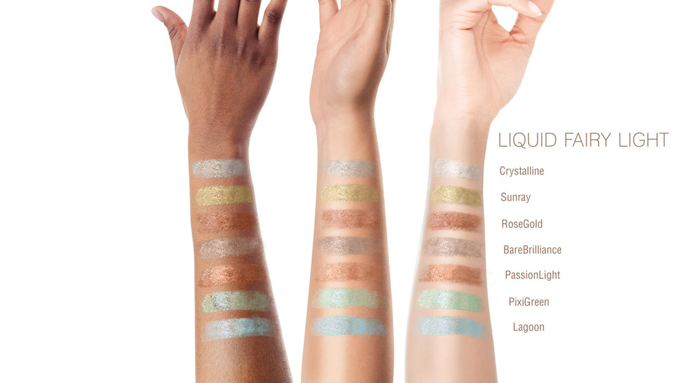 Pixi Liquid Fairy Lights Crystalline packaging highlights compact, cruelty-free beauty on the go.