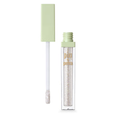 Pixi Liquid Fairy Lights Crystalline tube shows travel-friendly shine for on-the-go looks.