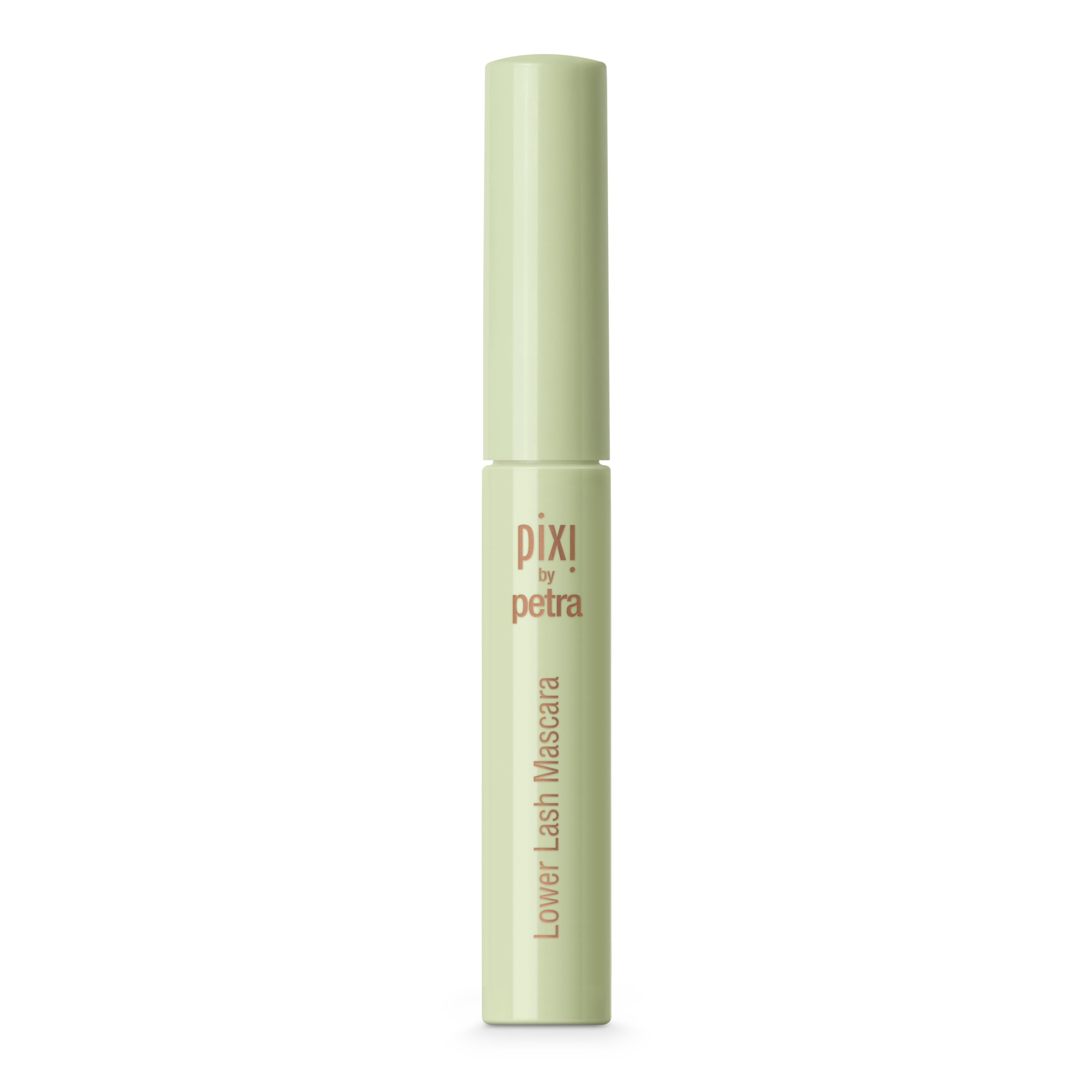 Pixi Lower Lash Mascara small lashes detail shows accurate application for tiny lashes.