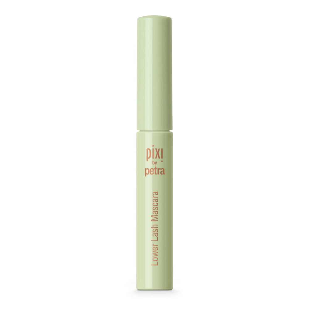 Pixi Lower Lash Mascara small lashes detail shows accurate application for tiny lashes.