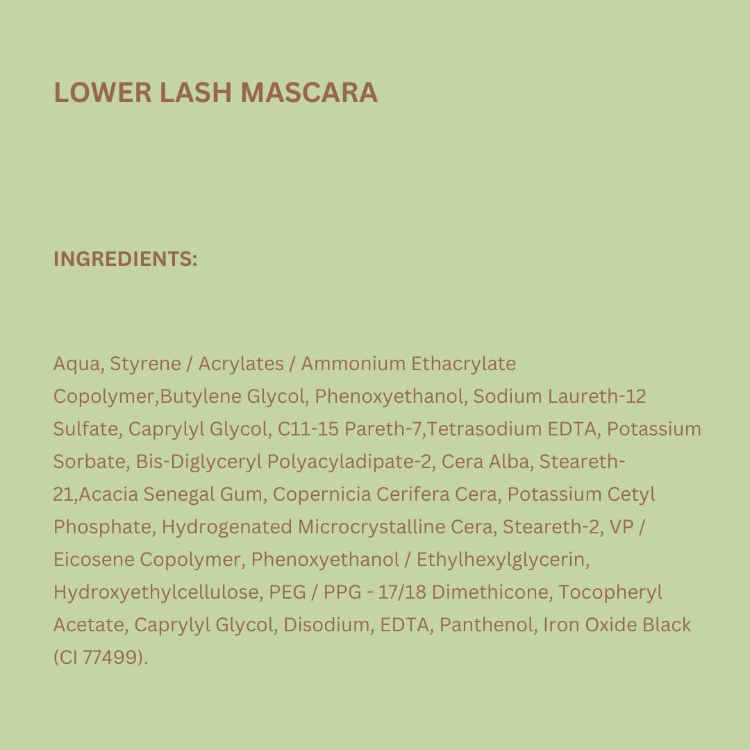 Pixi Lower Lash Mascara vertical hold helps tiny lashes reach every area.