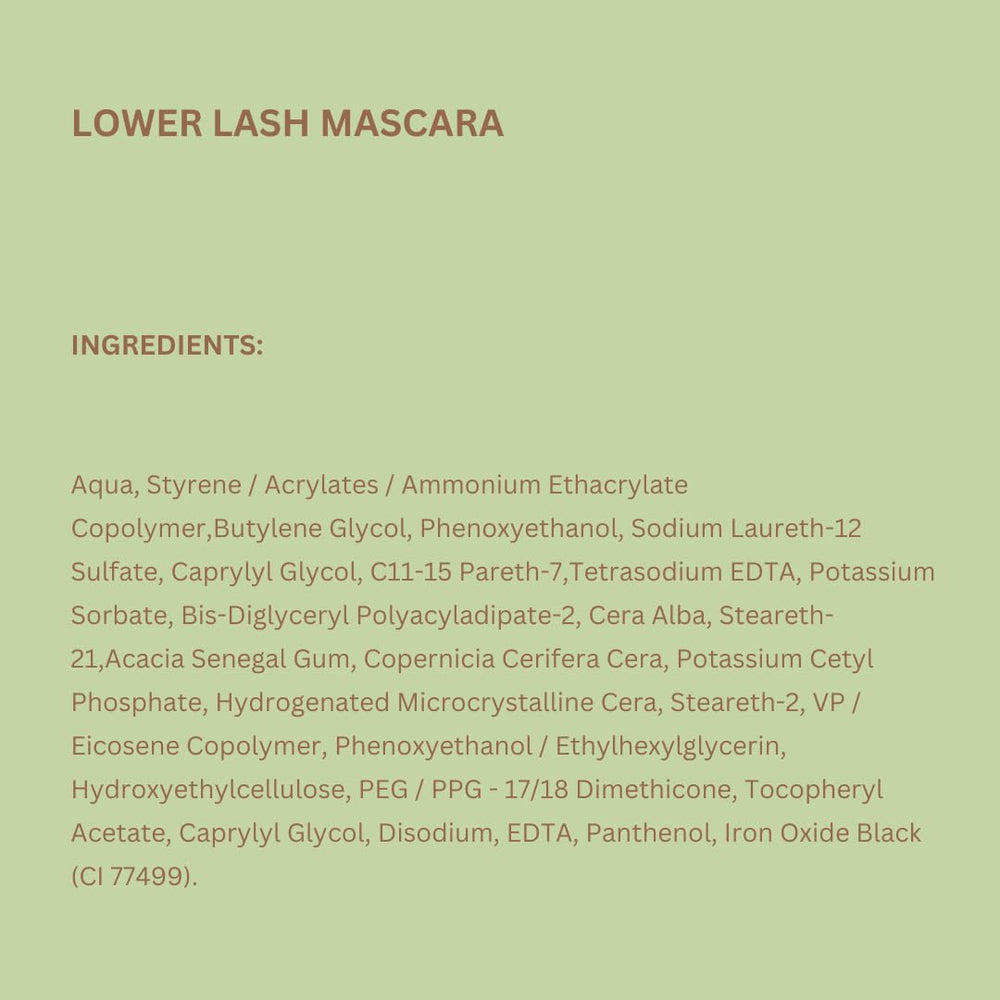 Pixi Lower Lash Mascara vertical hold helps tiny lashes reach every area.