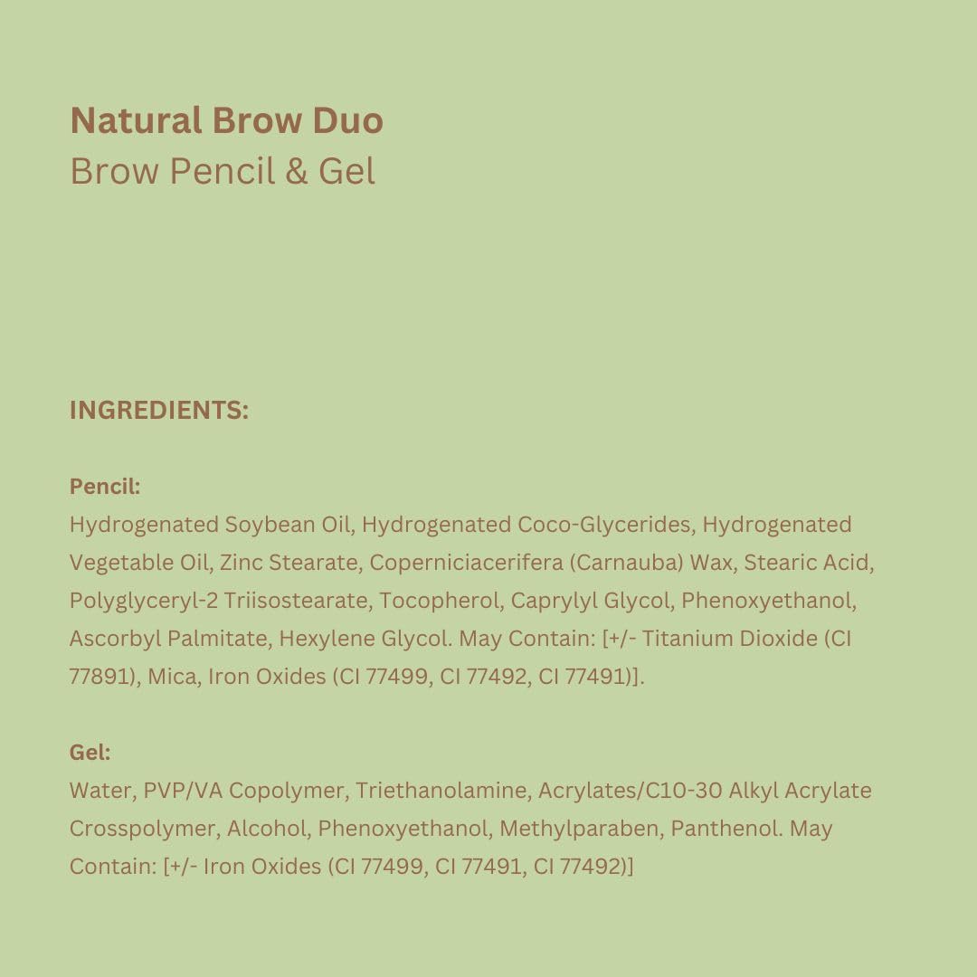 Pixi Natural Brow Duo all-day-hold visual hints lasting brow control.