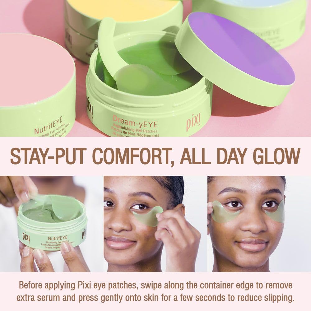 Aloe Vera in Pixi NutrifEYE patches delivering hydration for softer skin.