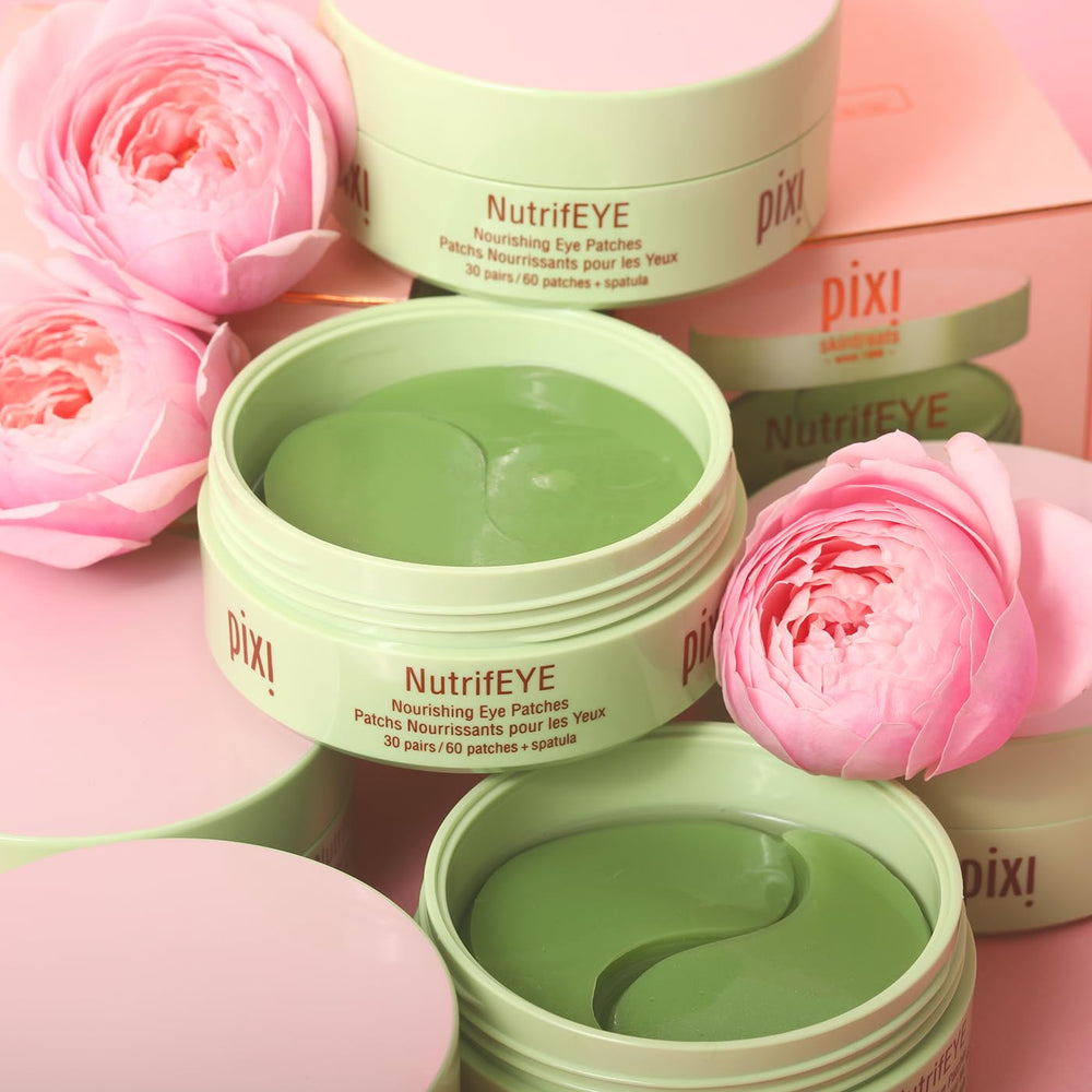 Chilled Pixi NutrifEYE patches offer extra depuffing during use.