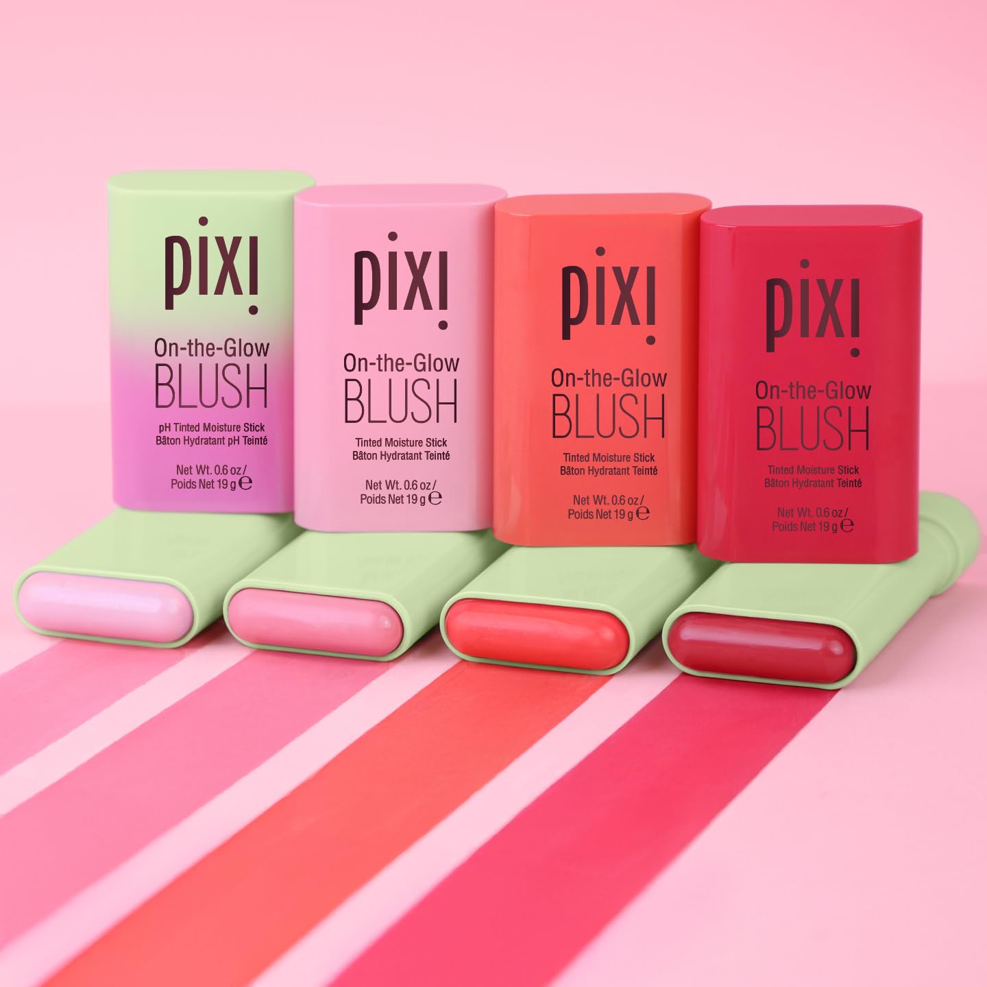 Pixi On-the-Glow Blush fragrance-free-label signals gentle formula for sensitive skin