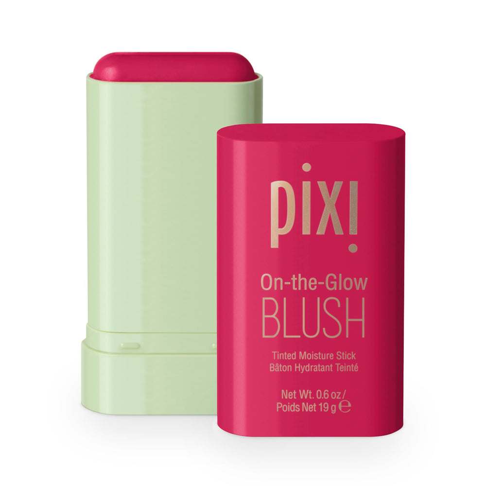 Pixi On-the-Glow Blush Ruby tube-cap showcases portable color for cheeks and lips