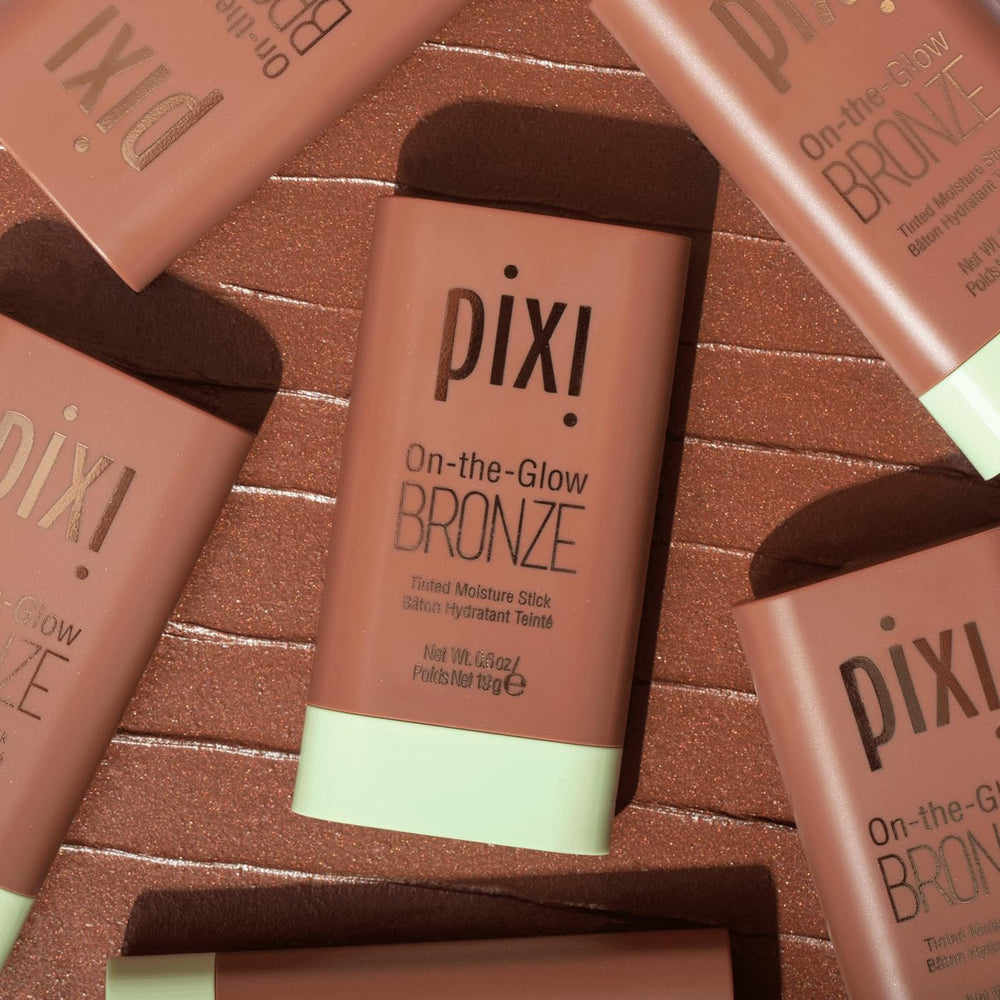 Pixi On-the-Glow Bronze texture close-up highlighting hydrating formula