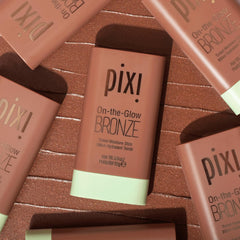 Pixi On-the-Glow Bronze texture close-up highlighting hydrating formula