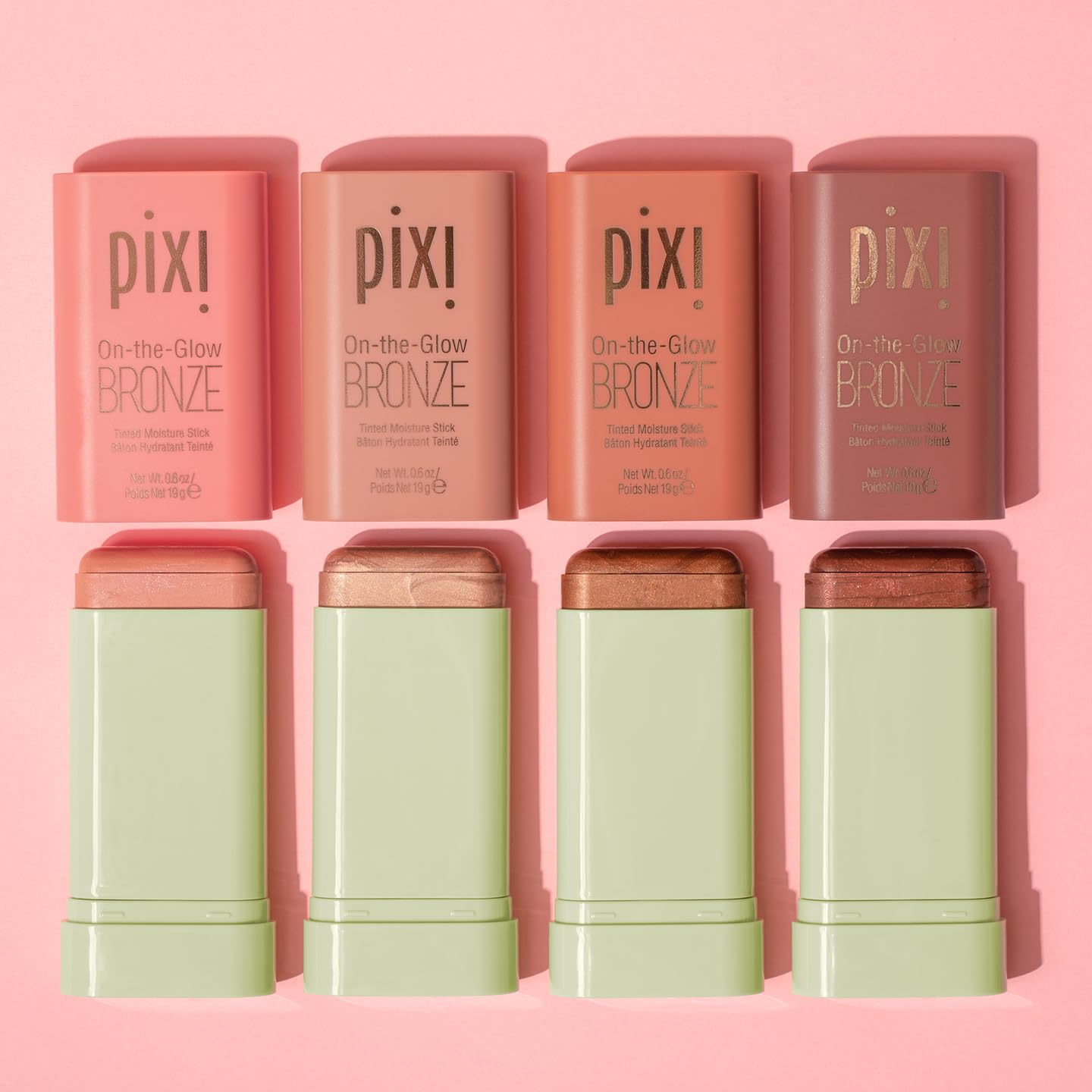 Pixi On-the-Glow Bronze RichGlow for cheeks and lips adds hydrating color.