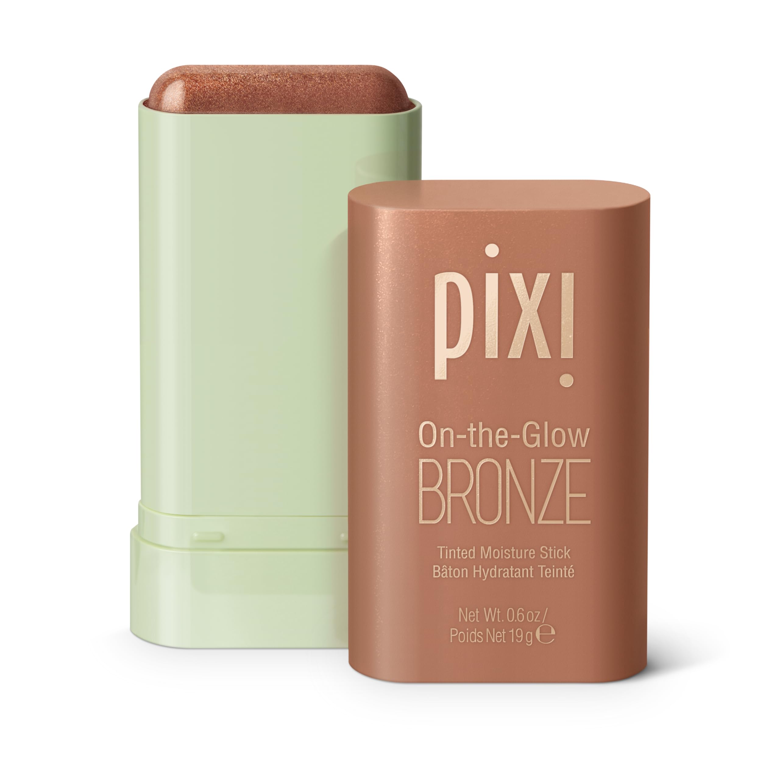 Pixi On-the-Glow Bronze RichGlow stick twist for easy, on-the-go bronze color.