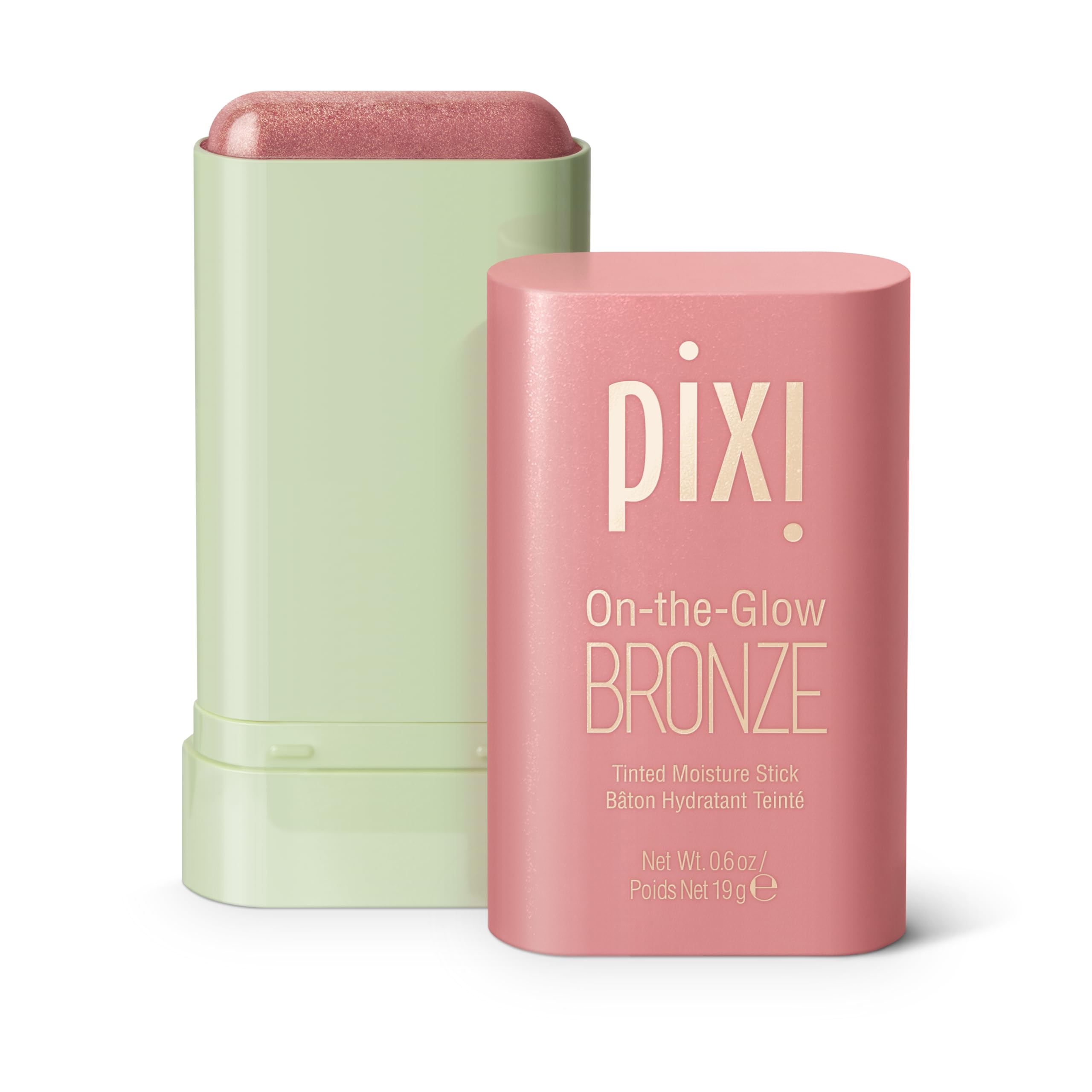 Pixi On-the-Glow Bronze WarmGlow stick closed, hydrating tint for cheeks and lips on the go
