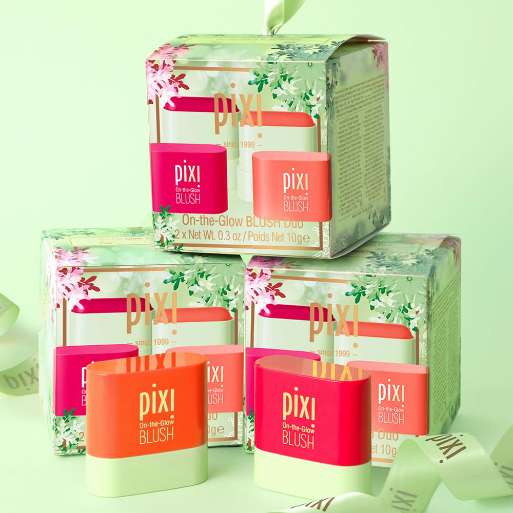 Pixi On-the-Glow Duo twist-up mechanism enables precise, mess-free application.