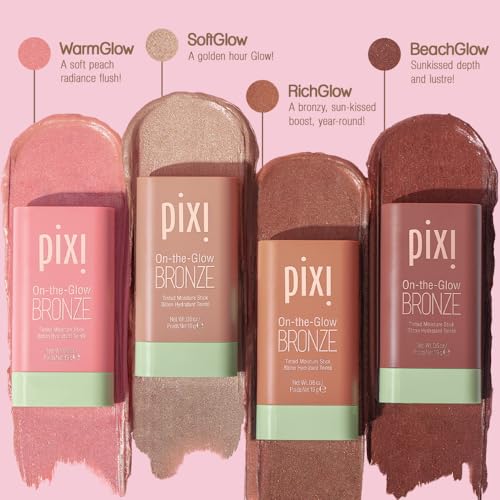 Pixi On-the-Glow Trio ingredients glow with ginseng, aloe, and fruit extracts for hydration.