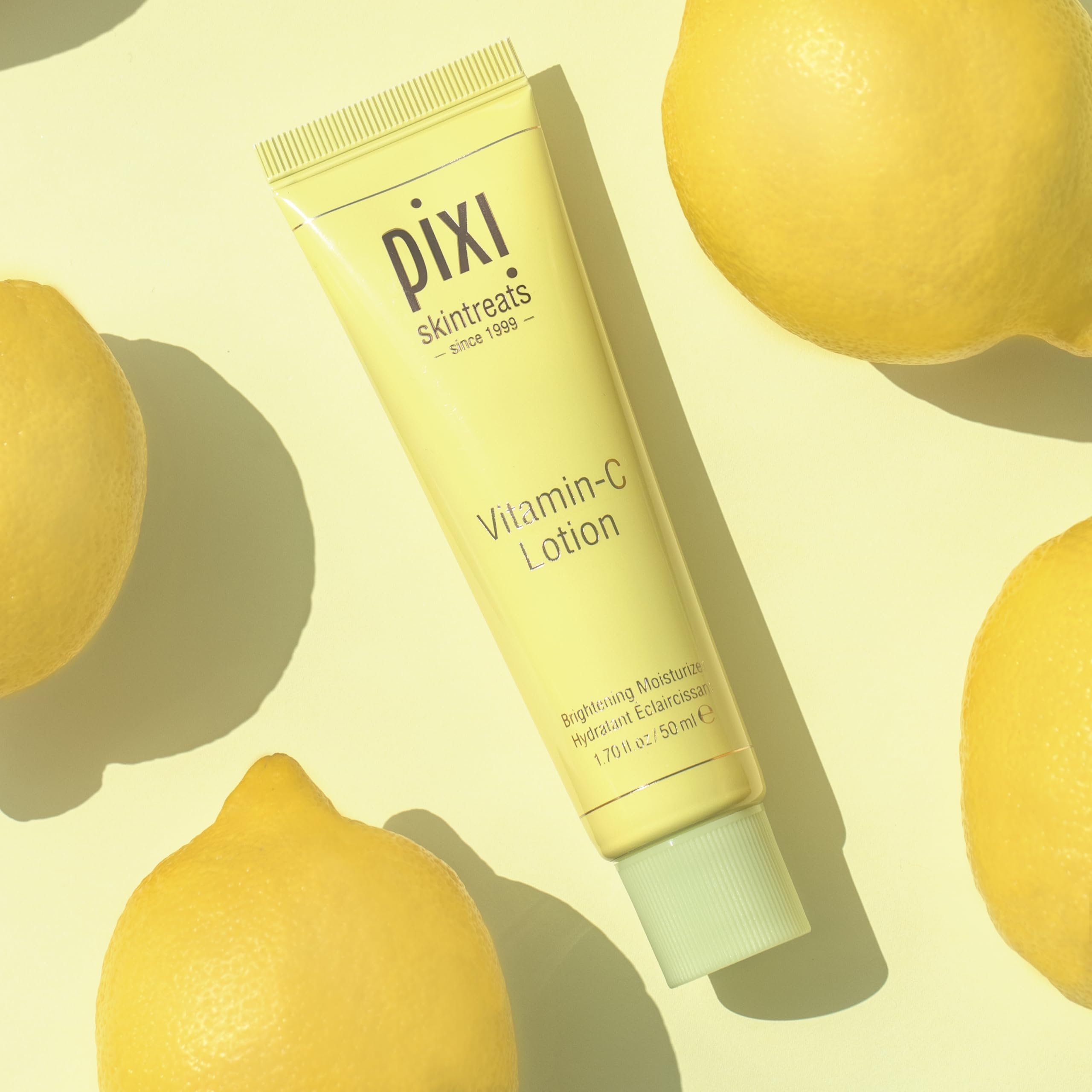 Pixi Vitamin-C Lotion routine image showing daily skincare steps with this product.