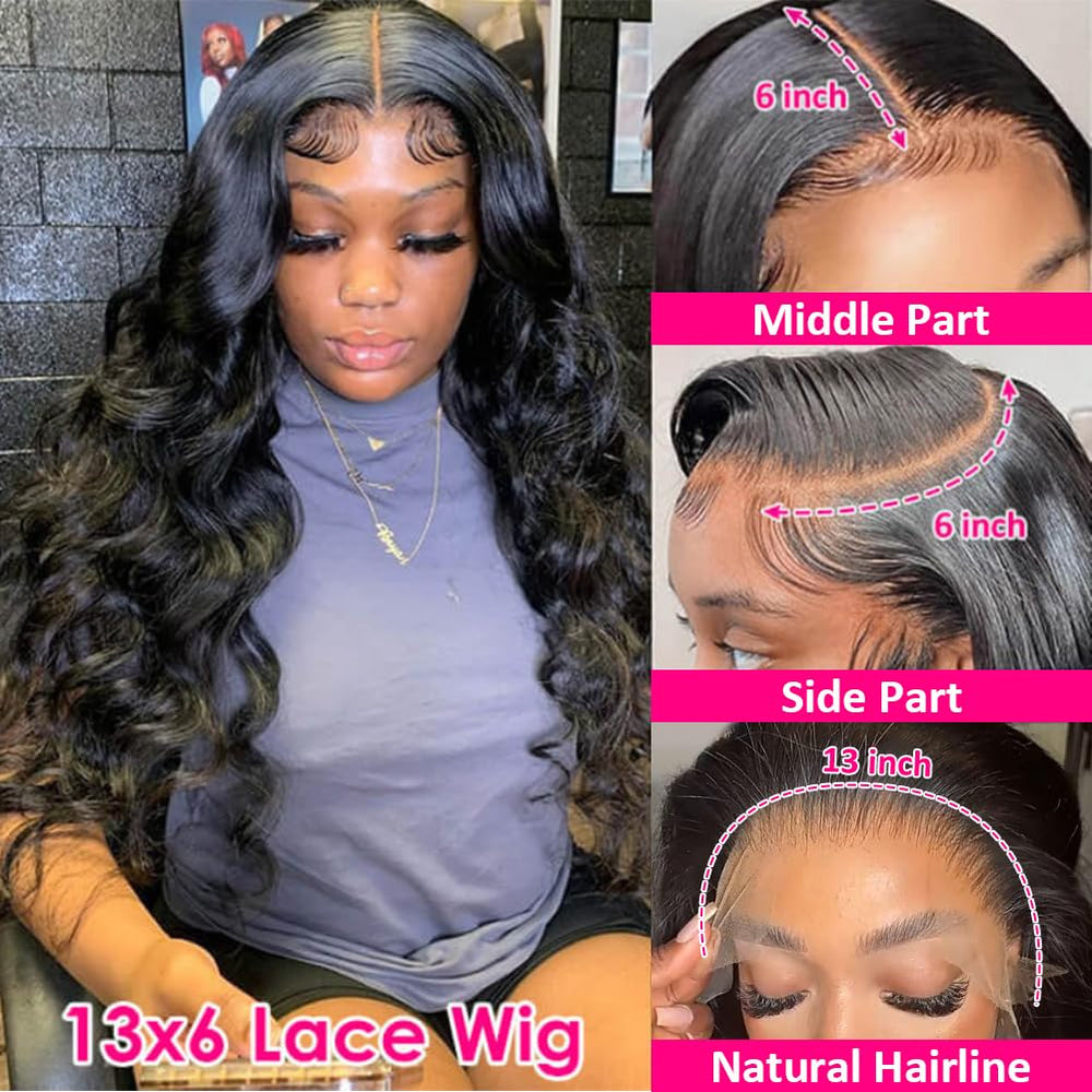 Pizazz HD transparent lace blends with skin for an invisible hairline.