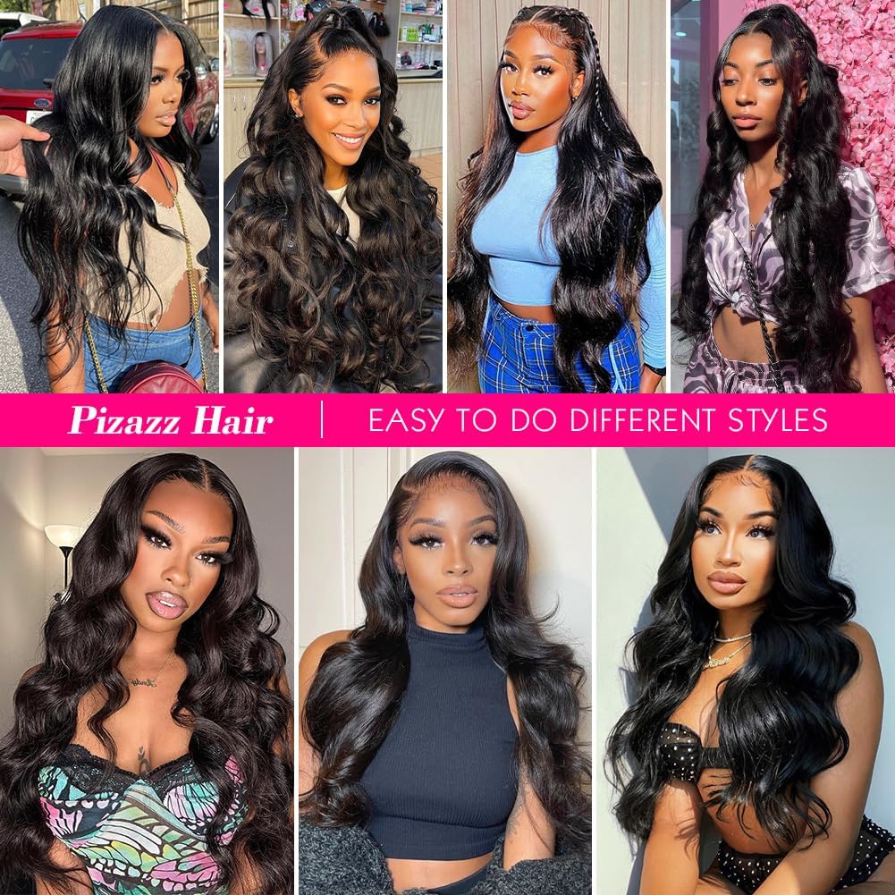 Pizazz 18-inch lace wig suits everyday styling and special occasions.