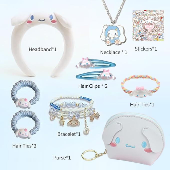 PJKJEUU Kawaii hair clips brighten looks and secure small sections.