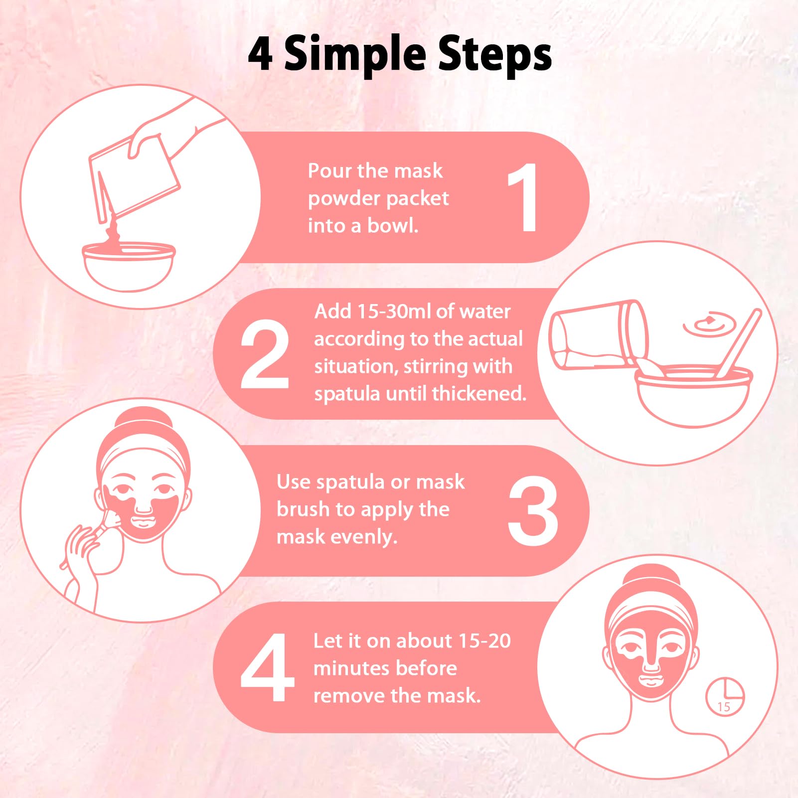 Pjordo jelly mask powder Collagen for improved suppleness with regular use