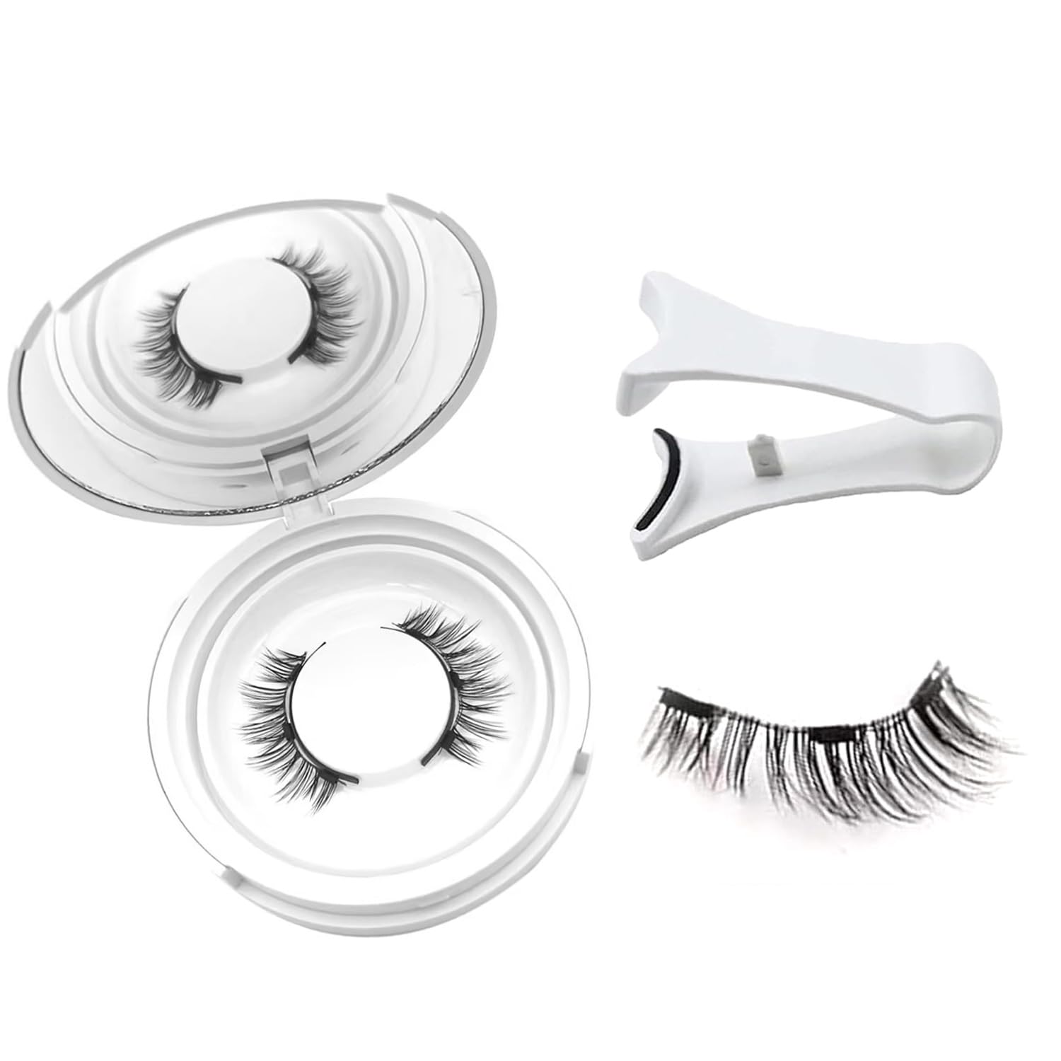 PKsiauya Hunnyfit lashes closeup reveals soft fibers for natural everyday glamour.