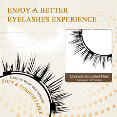PKsiauya Hunnyfit travel pack highlights compact, reusable lashes on the go.