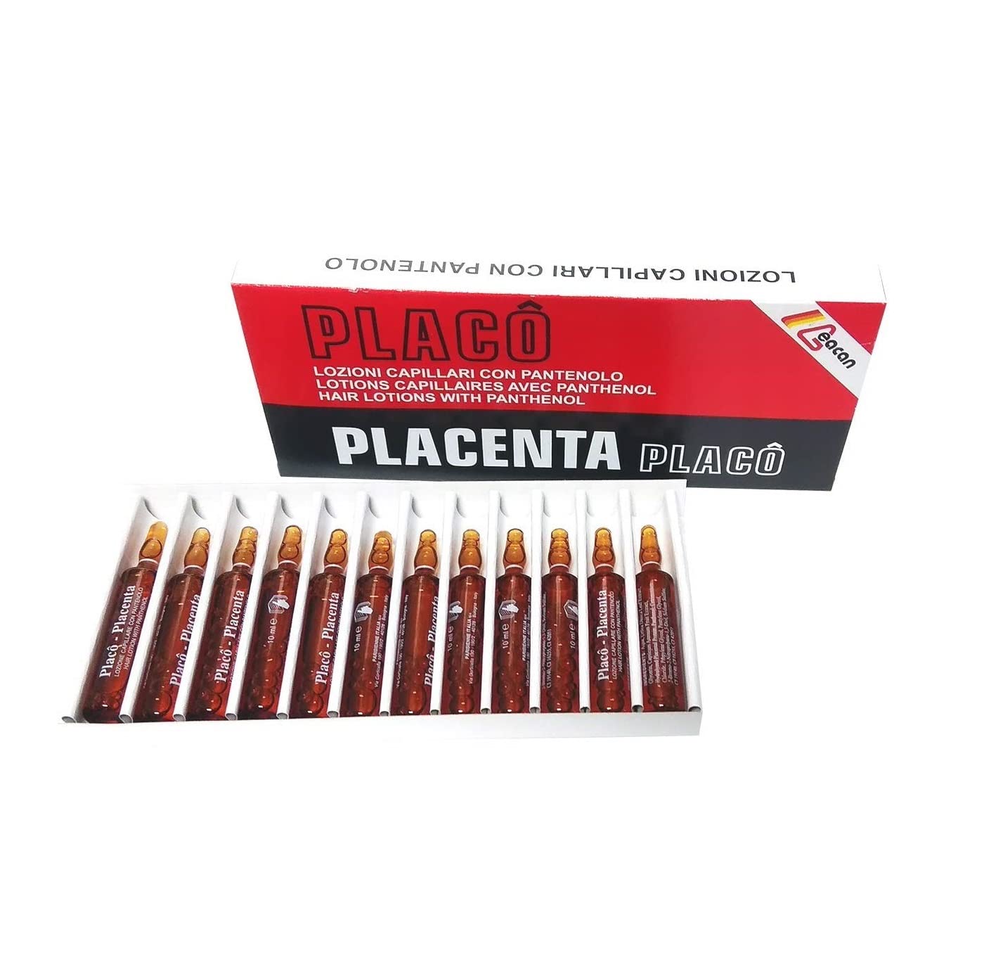 Placenta Placo brittle-damaged-hair scenario conveys improved texture and resilience.